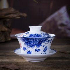 青花瓷蓋碗價格 蓋碗91抖音成人定製