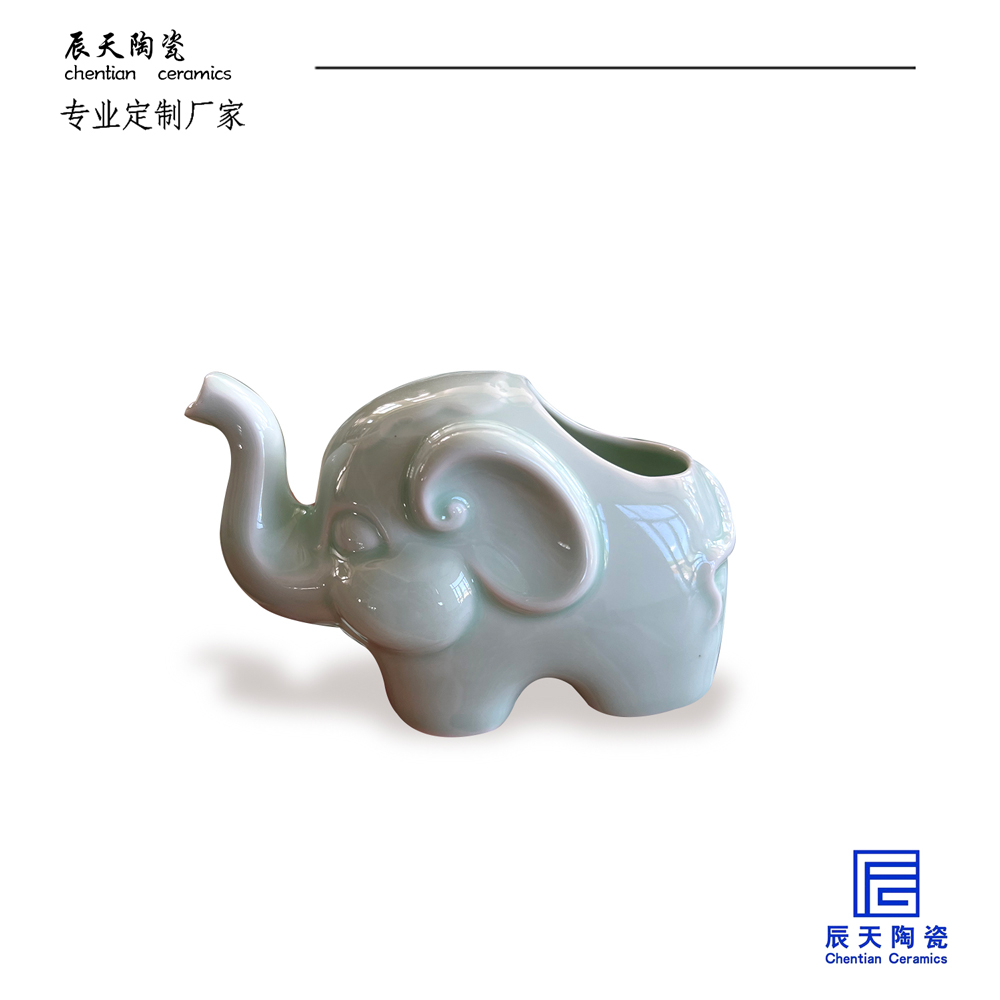 <b>青釉大象茶壺客戶定製案例</b>